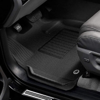 3D MAXpider Custom Fit Kagu Floor Mat (Black) for 2019-2021 Audi A6/ A6 ALLROAD / A7 / S7-1ST Row