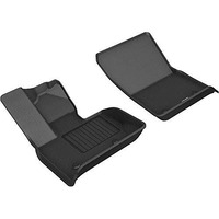 3D MAXpider Front Row Custom Fit All-Weather Floor Mats for 2019-2021 Mercedes Benz G-Class - Kagu Rubber (Black)