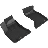 3D MAXpider Custom Fit Kagu Floor Mat (Black) Compatible with Dodge/Chrysler Charger AWD/300 AWD 2011-2023 - Front Row