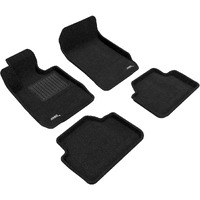 3D MAXpider All-Weather Carpeted Floor Mats Custom Fit for 2006-2011 BMW 3 Series Sedan (E90) Car Floor Liners Elegant Series (1ST & 2ND Row)