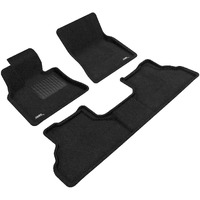 3D MAXpider All-Weather Carpeted Floor Mats Custom Fit for 2008-2014 BMW X6 Car Floor Liners Elegant Series (1ST & 2ND Row)