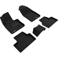 3D MAXpider All-Weather Carpeted Floor Mats Custom Fit for 2018-2021 Volvo XC60 T5/ XC60 T6 Car Floor Liners Elegant Series (1ST & 2ND Row)