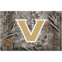 FANMATS 33643 Vanderbilt Camo Rubber Scraper Door Mat