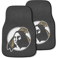 FANMATS 38368 UNC Pembroke Braves Front Carpet Car Mat Set - 2 Pieces