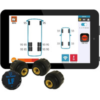 RVi 50MG0129 Tire Patrol: Tire Pressure Sensor 4-PK with Command Center for Trailers