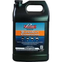 Presta SuperCut Compound for Marine and Industrial Use, Removes up to P800 Grit Sand Scratches and Heavy Oxidation/VOC Compliant/Water-Based/Reduces Buffing Time/No Waxes or Fillers 1 gal (167401)