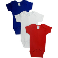 Bambini Red Bodysuit One Piece (Pack of 5)