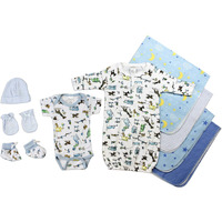 Bambini Newborn Baby Boys 9 Pc Layette Set