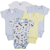 bambini Short Sleeve One Piece 5 Pack