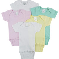 bambini Short Sleeve One Piece 5 Pack