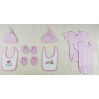 bambini 8 Pc Layette Baby Clothes Set