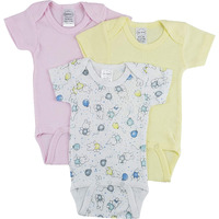 bambini Short Sleeve One Piece 3 Pack