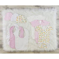 Bambini 9 Pc Layette Baby Clothes Set - Newborn