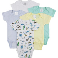 bambini Short Sleeve One Piece 5 Pack