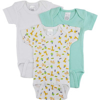 bambini Short Sleeve One Piece 3 Pack