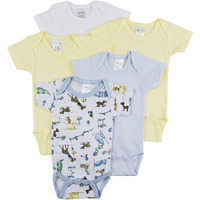 Bambini Short Sleeve One Piece 5 Pack