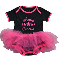 ARMY PRINCESS INFANT GIRLS TUTU BODY SUIT