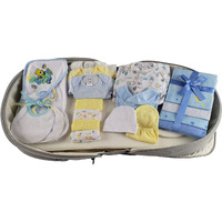 Bambini-Boys 20 pc Baby Clothing Starter Set with Diaper Bag Blue