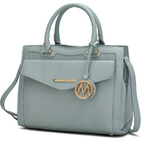 MKF Collection by Mia K. MKF-X652SF-SF Alyssa Satchel Bag, Seafoam Multicoloured