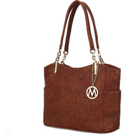 MKF Collection by Mia K. MKF-PU7743CA Malika M Signature Satchel