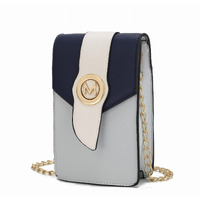 MKF Collection by Mia K. MKF-X745NV Riley Phone Crossbody Bag Blue