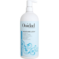 Ouidad Moisture Lock Leave In Conditioner for Curly Hair - 33.8 fl oz, Hydrating Curl Conditioner & Hair Detangler 2-in-1 Moisturizing Conditioner & Primer for Soft, Hydrated Hair, All Curl Types