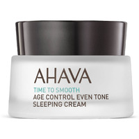 AHAVA Age Control Even Tone Sleeping Cream - Nourishing Night Cream to Brighten, Hydrate & Even Out the Skin Overnight & Reduce Wrinkles, ith Exclusive Osmoter, Niacinamide & Jojoba Oil, 1.7 Fl.Oz