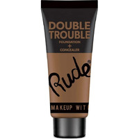 Rude - Double Trouble Foundation + Concealer - Walnut