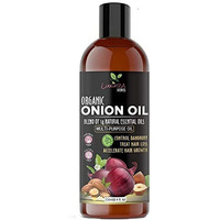 Luxura Sciences Organic Onion Oil | Controls Hair Loss, Dandruff, & Helps with Growth | Infused with 14 Essential Oils for Strong Roots | Sulfate-Free Hair Care | 8.45 Fl Oz/250ml