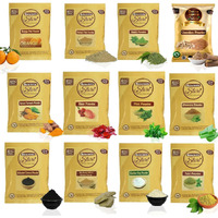 Online Quality Store Combo of 12 Skin Care Products 50g Each,(Multani Mitti, Neem, Orange Peel, Rose, Chandan, Charcoal, Mitti Stone, Kaolin Clay, Mint, Haldi,Alovera, Tulsi Powders) Total 600g