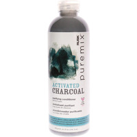 RUSK Puremix Activated Charcoal Purifying Conditioner, Cleanses and Absorbs Excess Oil, Dirt, and Gunk, Without Stripping Aay Natural Oils, 35 oz.