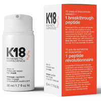 K18 Full-Size Leave-In Molecular Hair Mask, Repairs Dry or Damaged Hair, Reverse Hair Damage from Bleach, Color, Chemical Services & Heat