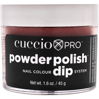 Cuccio Colour Powder Nail Polish - Lacquer For Manicure And Pedicure - Highly Pigmented Powder That Is Finely Milled - Durable Finish With A Flawless Rich Color - Easy To Apply - Oh, Fudge! - 1.6 Oz