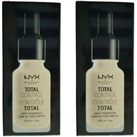 Pack of 2 NYX Total Control Drop Foundation, Alabaster # TCDF02