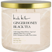 Ginger Honey Black Tea Candle, 14.5 oz., by Nicole Miller