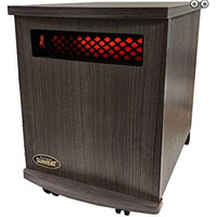 USA1500 5 Year Warranty Infrared Fully Heater, Charcoal Walnut