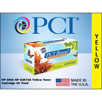 PCI Brand Remanufactured Toner Cartridge Replacement for HP 309A Q2672A Yello Laserjet Toner Cartridge 4K Yield