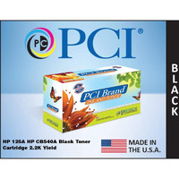 PCI Brand Remanufactured Toner Cartridge Replacement for HP 125A CB540A Black Laserjet Toner Cartridge 2.2K Yield