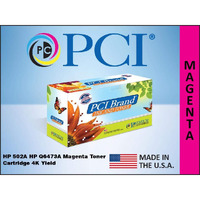 PCI Brand Remanufactured Toner Cartridge Replacement for HP 502A Q6473A Magenta Laserjet Toner Cartridge 4K Yield