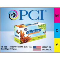 PCI Brand Remanufactured Ink Cartridge Replacement for HP 901#140 CC656AN Color Inkjet Cartridge 360 Page Yield