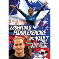 Essentials for Floor Exercise and Vault Gymnastics 3 DVD Video Set - Lessons from Olympic Gold Medalist Paul Hamm