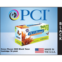 PCI Brand Remanufactured Toner Cartridge Replacement for Xerox Phaser 3600 Black Toner Cartridge 10K Yield