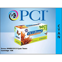 PCI Brand Compatible Toner Cartridge Replacement for Xerox 006R01512 Cyan Toner Cartridge 15K Yield