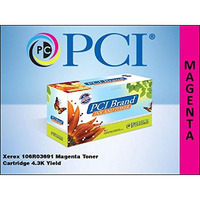 PCI Brand Compatible Toner Cartridge Replacement for Xerox 106R03691 Magenta Toner Cartridge 4.3K Yield