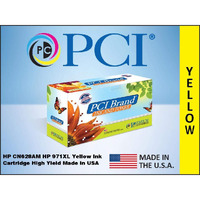 PCI Brand Remanufactured Ink Cartridge Replacement for HP 971XL CN628AM Yellow Inkjet Cartridge 6.6K Yield