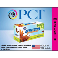 PCI Brand Compatible Toner Cartridge Replacement for Canon 0483C003AA GPR55 Magenta Toner Cartridge 60K Yield