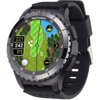 SkyCaddie LX5C Golf GPS Watch with Ceramic Bezel, Black