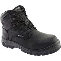 Genuine Grip S Fellas 6050-8M S Fellas by Mens Poseidon Comp Toe Waterproof 6 in. Hiker Work Boot44; Black - Size 8