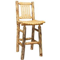 Montana Woodworks Montana Collection Exterior/Patio Chair, Clear Exterior Finish