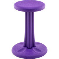 KORE DESIGN Wobble Stool Chair, Girls + Boys Kid Desk Stools, Ergonomic Small Office Chairs, Flexible Seating for Active Kids, ADD/ADHD, Classroom, School, Home, Pre-Teen (18.7in) Age 10-11 yr, Purple